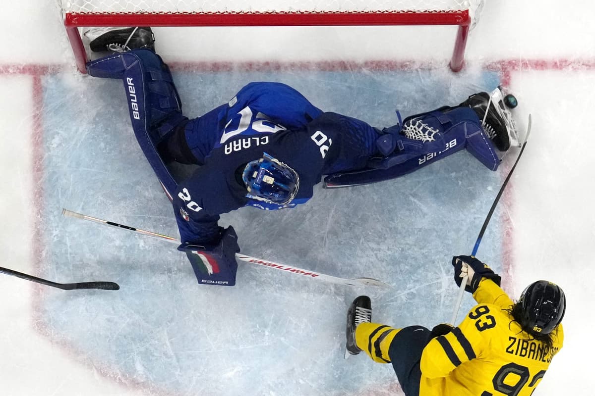 Damian Clara’s stepped up for Italy, but is still a few steps away from being an NHLer