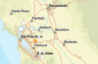 Cluster of Quakes Felt Around San Francisco Bay, Including An M4.2