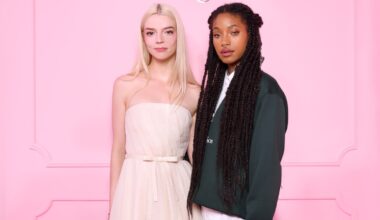 Anya Taylor-Joy and Willow Smith Step Out at Dior Addict L.A. Pop-Up