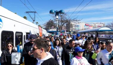 Super Bowl sets South Bay public transit ridership record