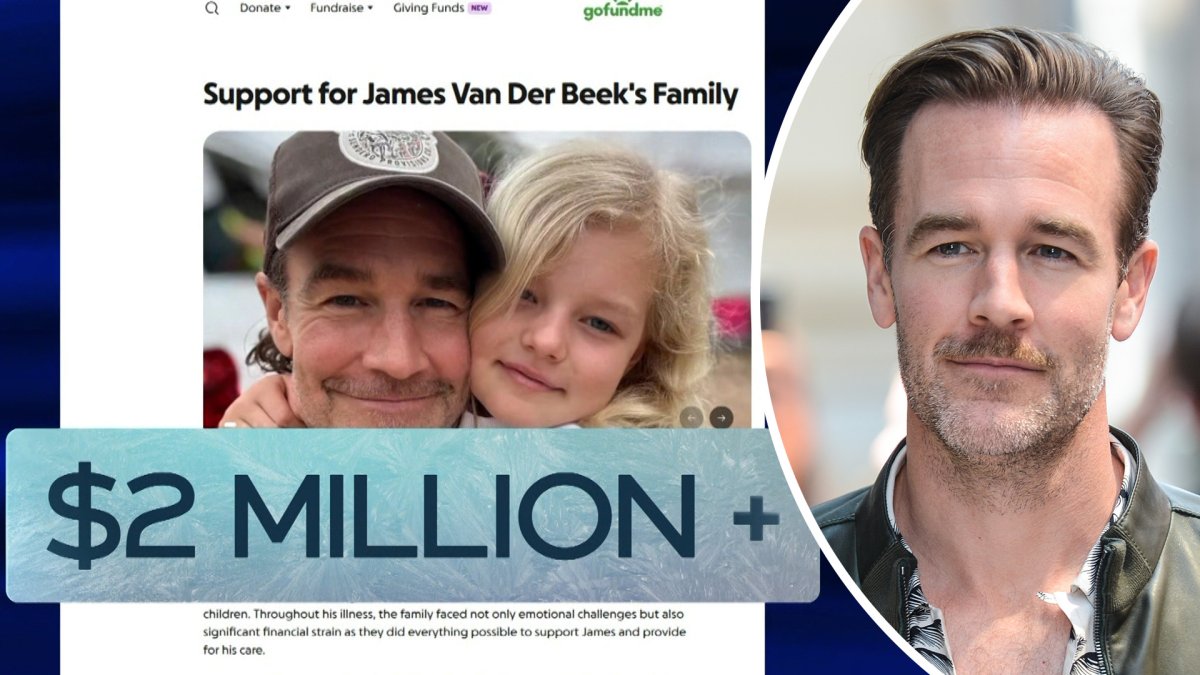 James Van Der Beek’s $2 million GoFundMe explained – NBC Los Angeles
