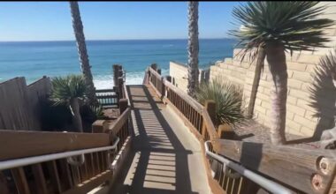 Grandview Beach staircase closes as refurbishing project begins for popular Encinitas beach access spot – NBC 7 San Diego