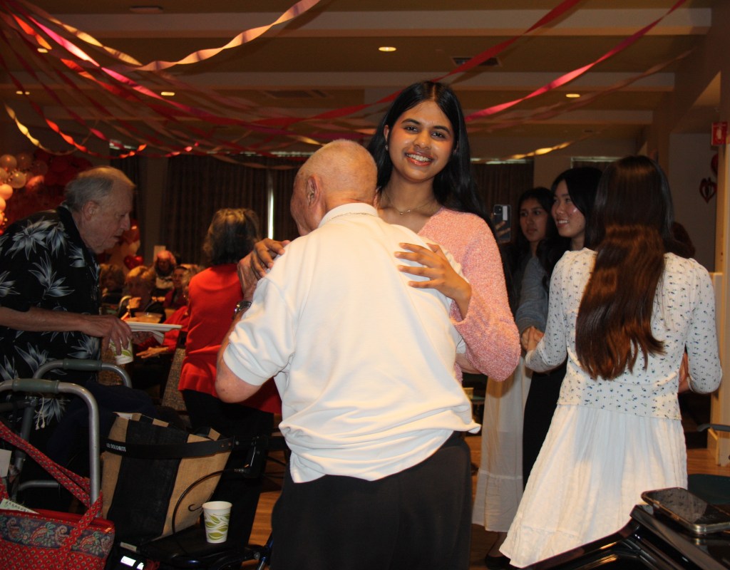 High school seniors give Valentine to senior residents – The Mercury News