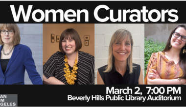 LA Women Curators Panel March 2 Beverly Hills Library