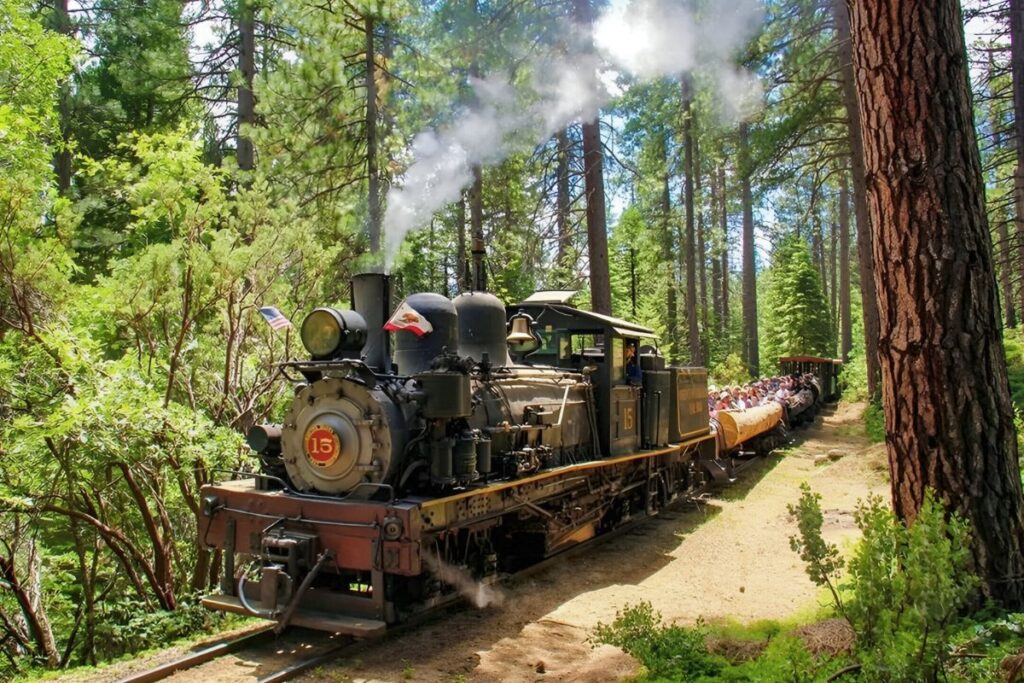 Yosemite steam train ride