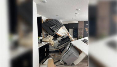 The Roseville Fire Department helped restructure a local house after a car ran through it on Friday.