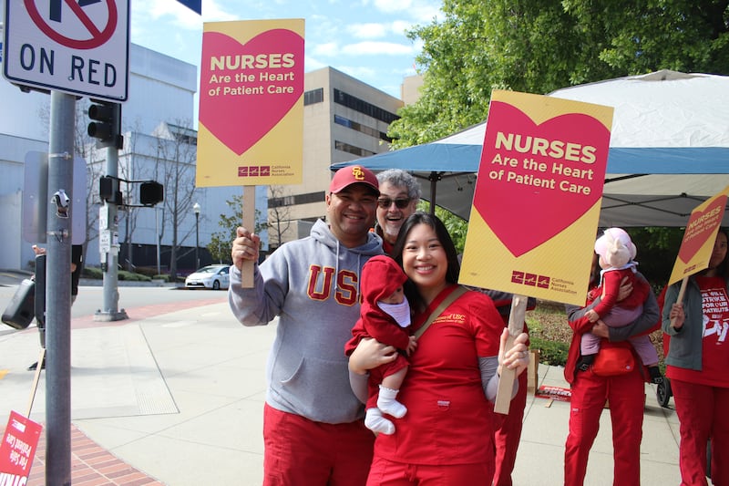 Nurses taking to the picket line on Feb. 19 2026 (Photo by Senna Ihab Omar)
