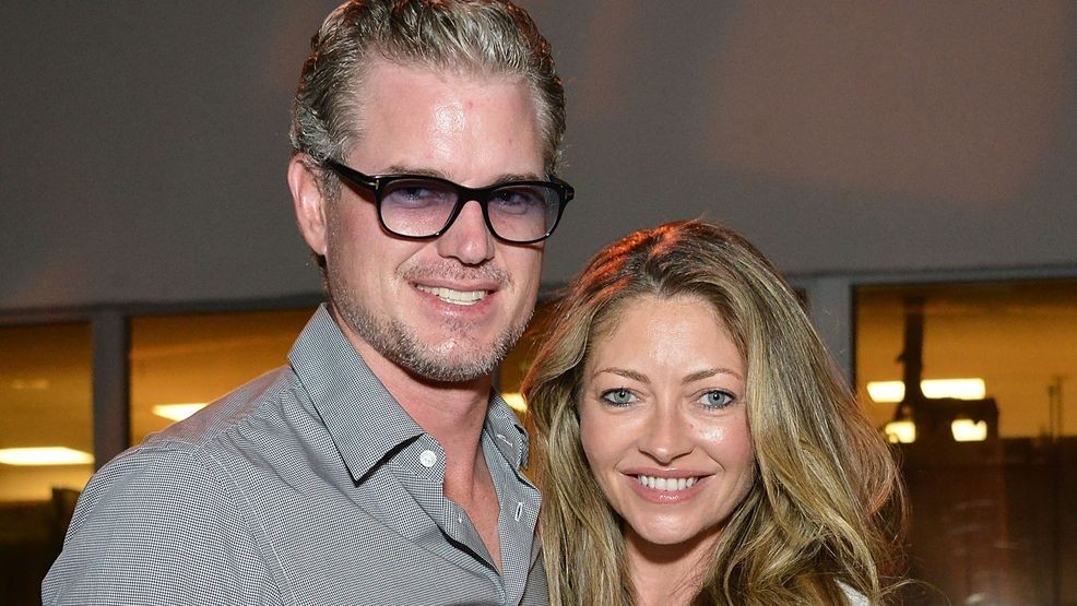 LOS ANGELES, CA - SEPTEMBER 06: Eric Dane and Rebecca Gayheart attend the Project Angel Food's 25th Anniversary Angel Awards 2014, honoring Aileen Getty with the Inaugural Elizabeth Taylor Leadership Award presented by Sharon Stone at Project Angel Food on September 6, 2014 in Los Angeles, California. (Photo by Araya Diaz/Getty Images for Project Angel Food)