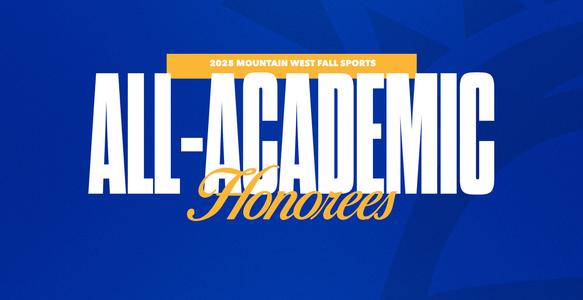 Record 77 Student-Athletes Receive Academic All-Mountain West Honors - SJSU Athletics - Official Athletics Website