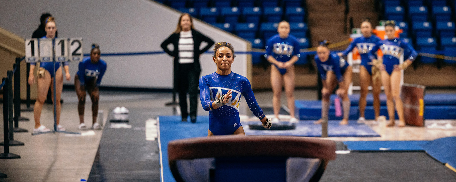 Pitts Wins Vault As Spartans Score 196.100 on Sunday - SJSU Athletics - Official Athletics Website