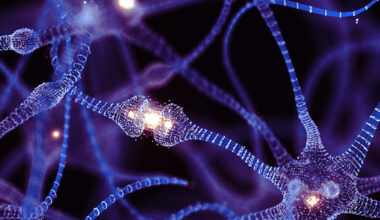 AI biotechnology concept 3d render