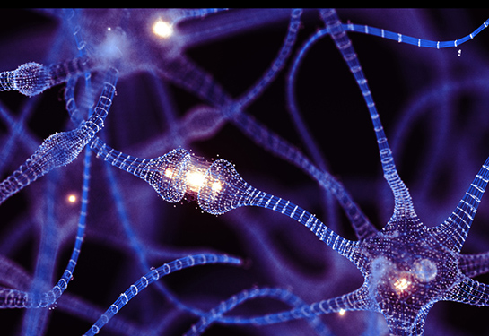 AI biotechnology concept 3d render