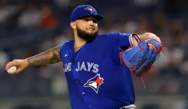 Angels' Alek Manoah claims he was a 'very big piece' of Blue Jays' World Series run image