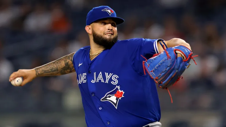 Angels' Alek Manoah claims he was a 'very big piece' of Blue Jays' World Series run image
