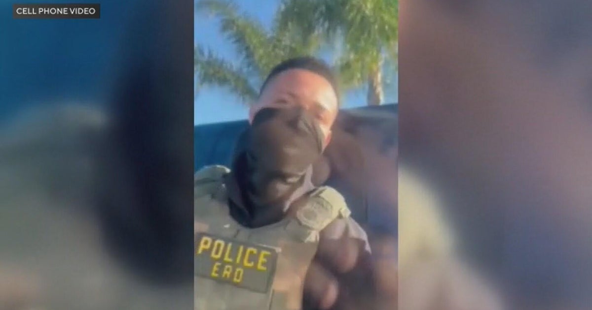 Video shows federal agents surrounding Los Angeles family's car