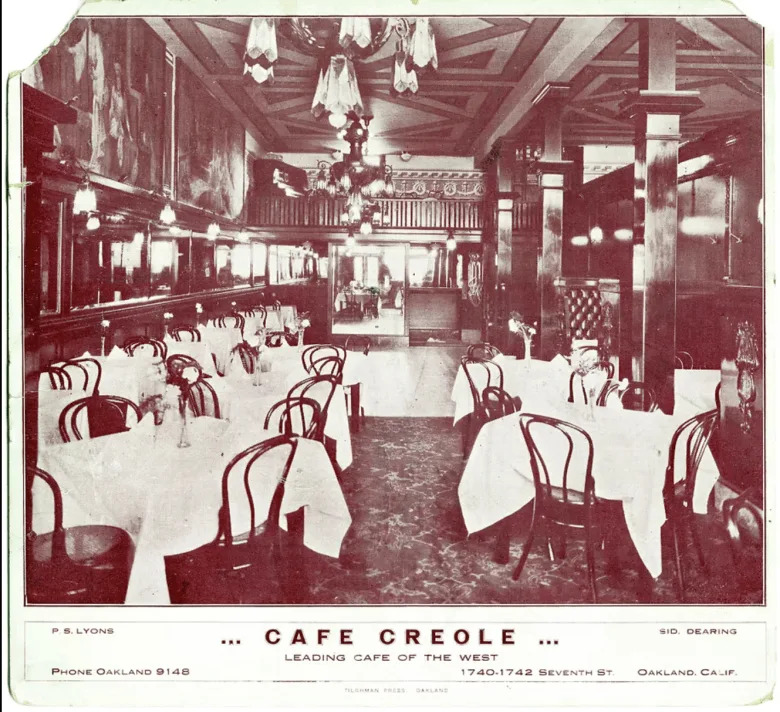 A historical photo of Cafe Creole. (Courtesy of Meghan Burnett)
