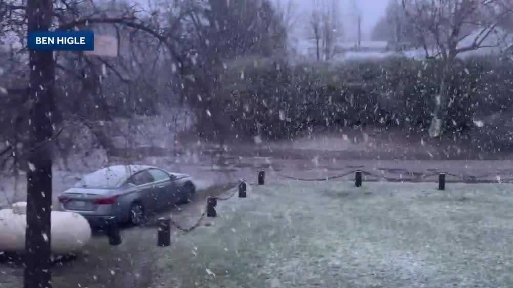 Snow returns to Northern California