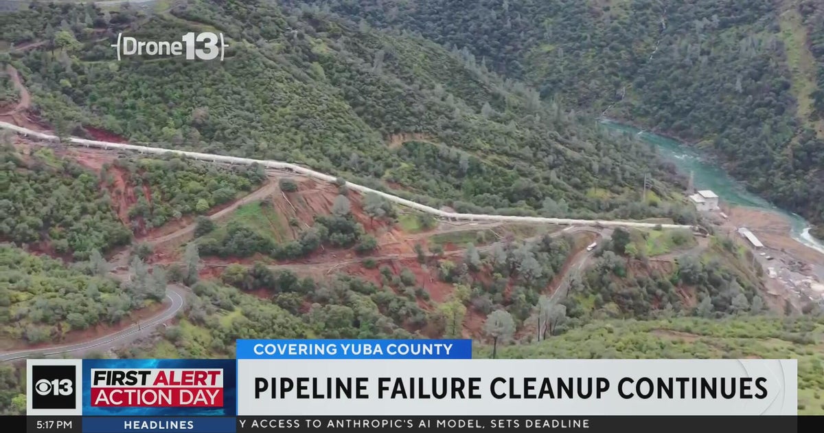 Yuba County pipeline failure cleanup continues amid weather struggles