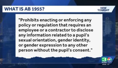 California law on parental notification about gender identity violates federal law, DOE says