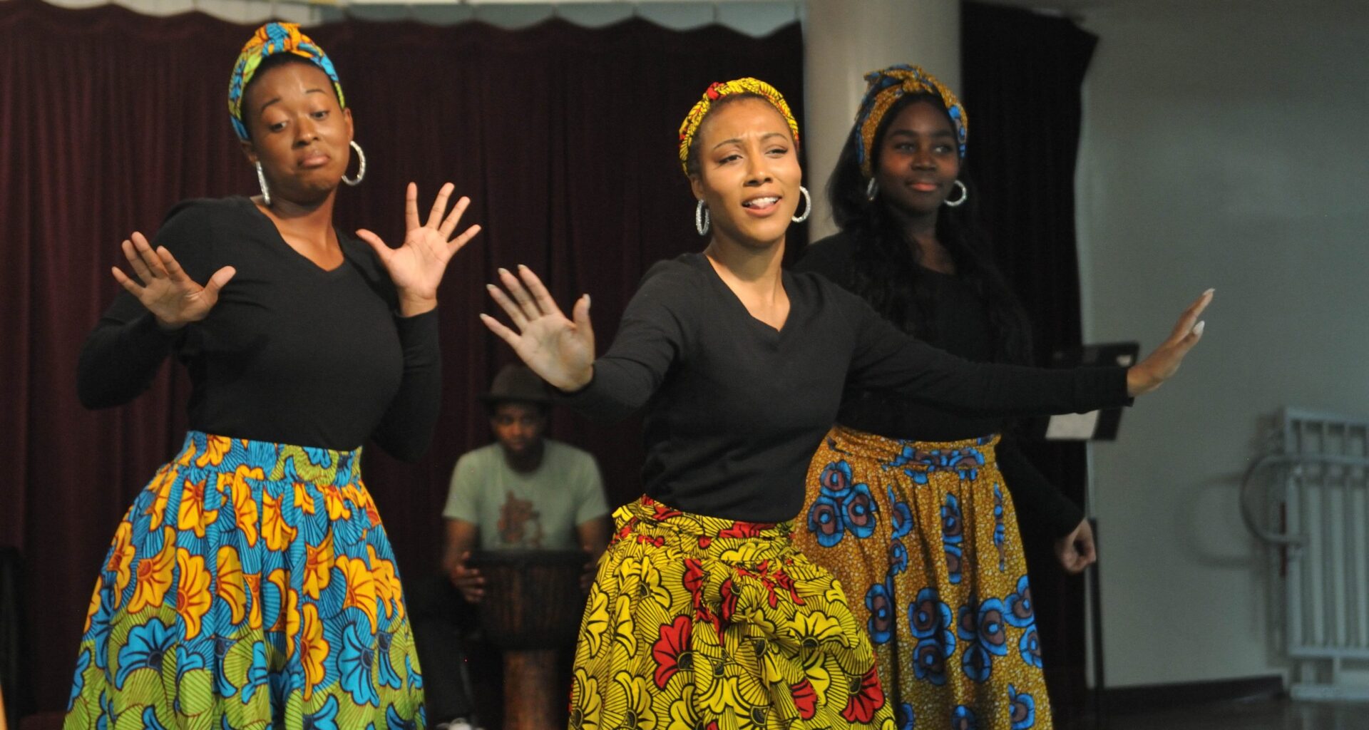 Performers showcase music and dance at the 2025 "Black Mosaic" event, which celebrates and honors the history and contributions of the Black community.