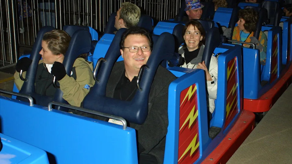 Wayne Knight attends a V.I.P party on the eve of the grand opening of Disney's California Adventure park