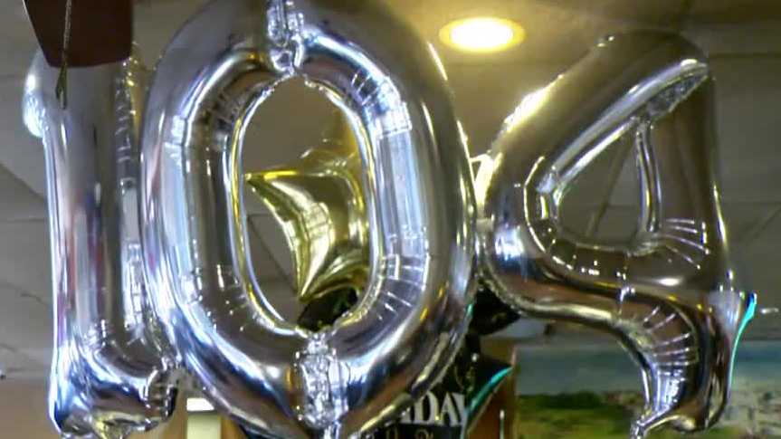 Sacramento veteran celebrates 104th birthday with family and friends