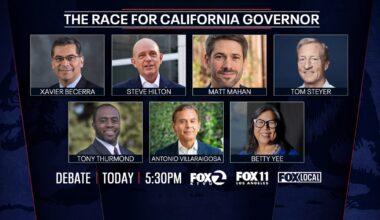 California gubernatorial candidates to face off in first statewide debate on KTVU FOX 2
