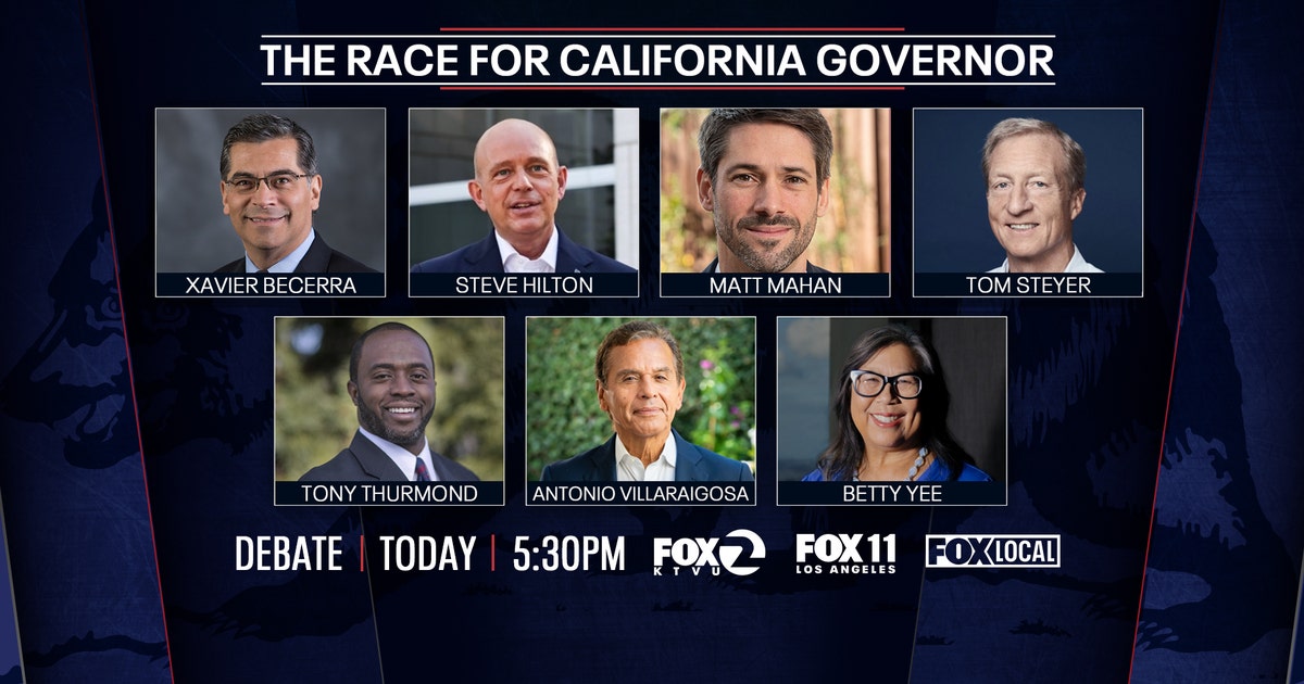 California gubernatorial candidates to face off in first statewide debate on KTVU FOX 2