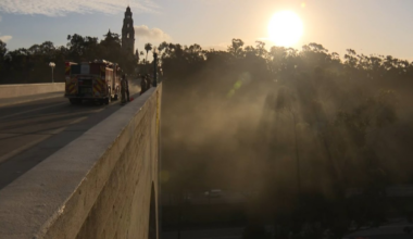 Cabrillo Bridge fire closes part of SR-163 near Balboa Park – NBC 7 San Diego