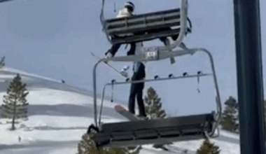 12-year-old girl falls from chairlift at California Mammoth Mountain ski resort