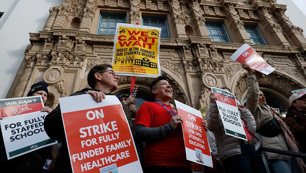SF teachers strike for first time in nearly 50 years; 120 schools close