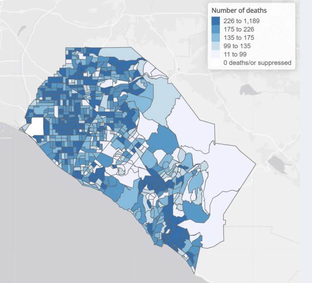 Number of deaths from alcohol-related conditions, 2020-2024 (California Department of Public Health https://skylab.cdph.ca.gov/communityBurden/)