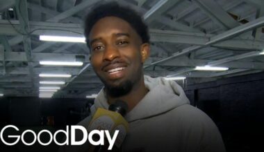 Comedian Desi Banks teaches a fitness class in Sacramento