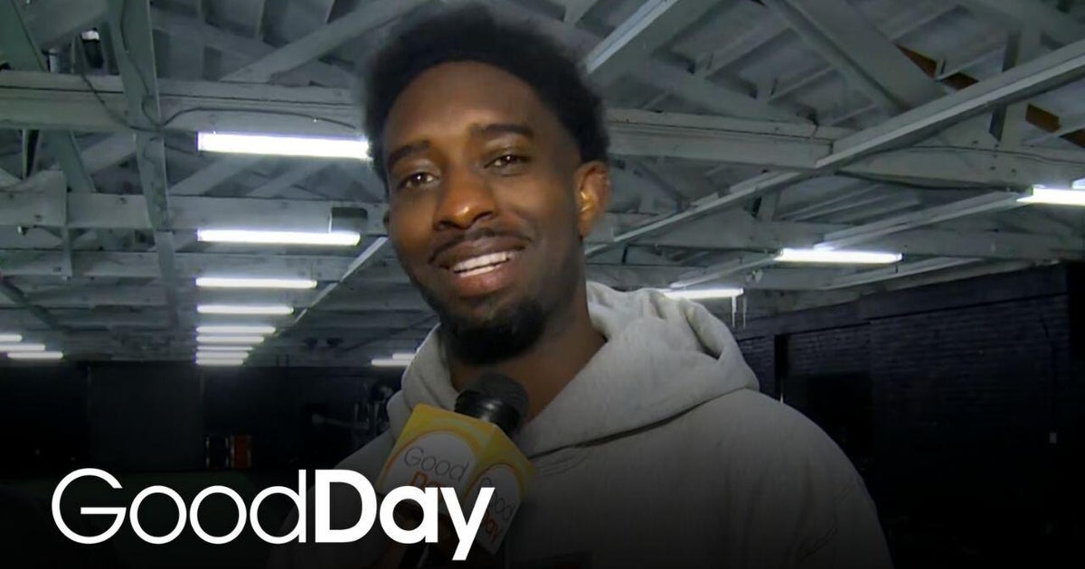 Comedian Desi Banks teaches a fitness class in Sacramento