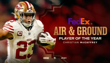 Christian McCaffrey Named 2025 FedEx Air and Ground Player of the Year