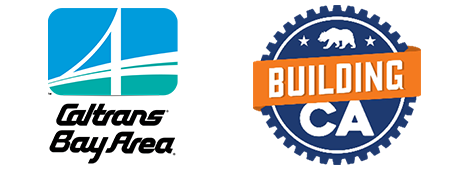 District 4 Caltrans Logo and Building California Logo