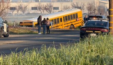 Sacramento school bus ends up in Magpie Creek, all 30–40 students safe