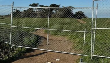Likely Illegal Fence Near Daly City Beach Comes Down Today