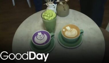 Serving up Valentine's Day-inspired drinks at Seasons Coffee Roasters