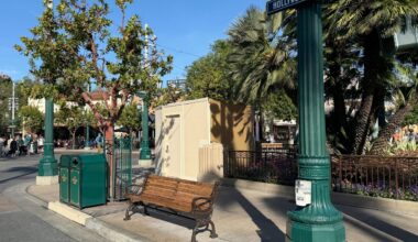 'Storytellers' Statue Surrounded by Construction Walls at Disney California Adventure