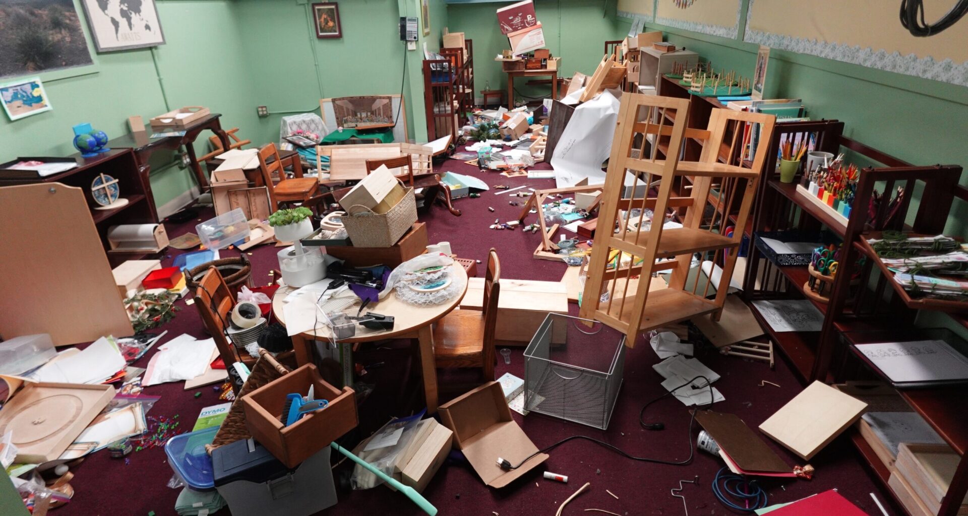 Virgin Mary statues defaced, religious articles vandalized at Catholic school ransacked overnight • Long Beach Post News