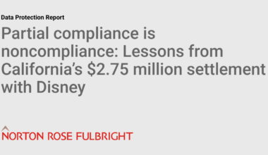 Partial compliance is noncompliance: Lessons from California’s $2.75 million settlement with Disney