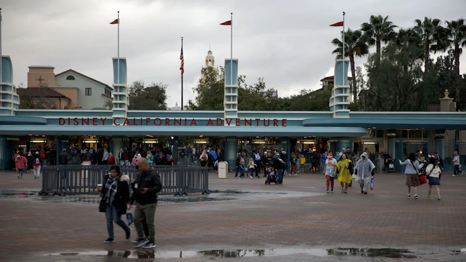 The entrance to Disney California Adventure todayGetty