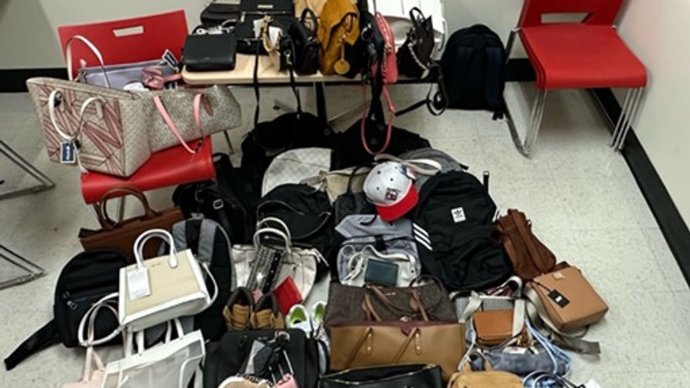 {p}A discovery of over $10,000 in stolen merchandise in a Bakersfield motel room left six people arrested. PHOTO: BPD{/p}