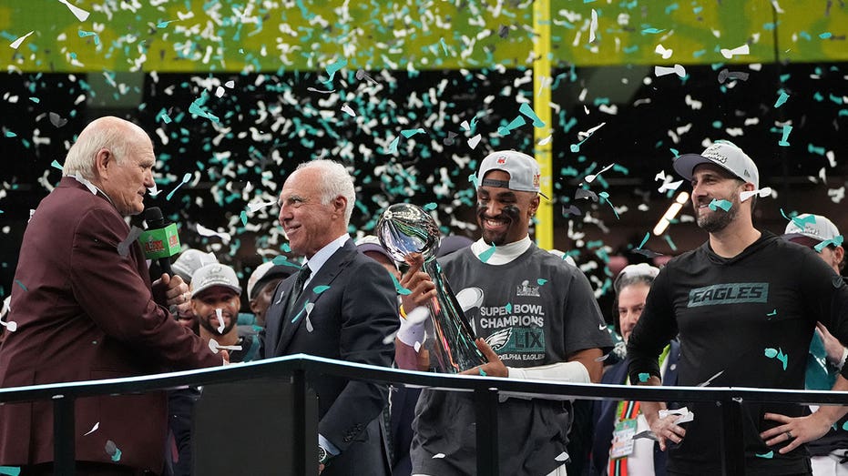 Super Bowl winners celebrate