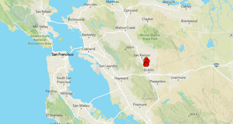 Dozens of earthquakes rock San Francisco during ongoing swarm