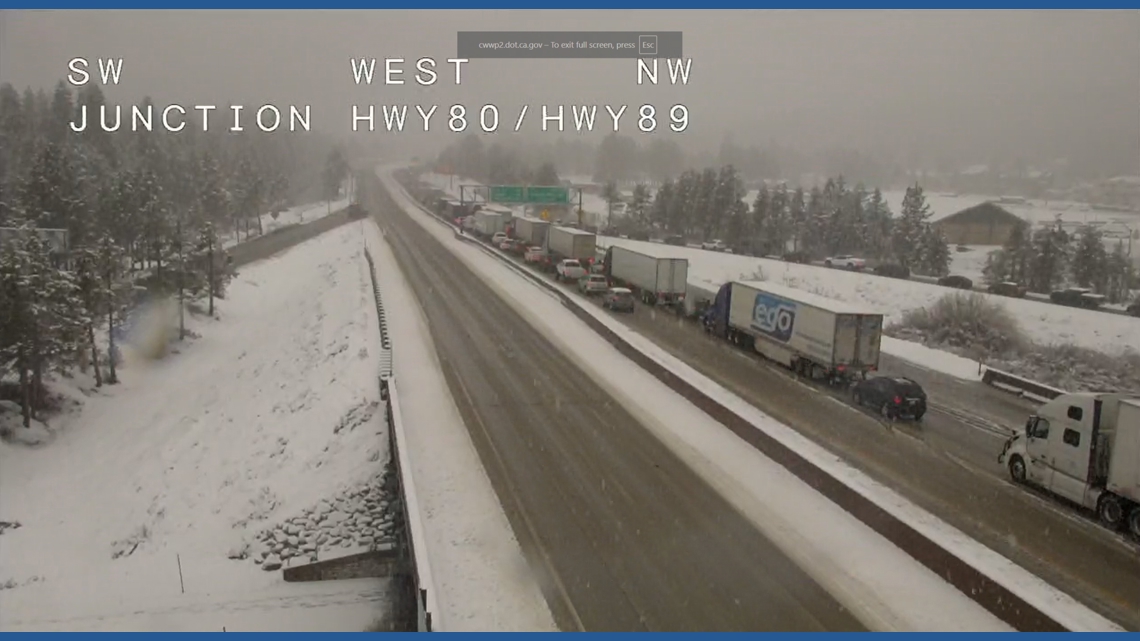 California Winter Storm: I-80 traffic impacts, avalanche watch in Sierra and more