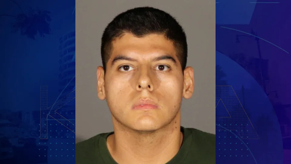 Joseph Vladimir Sanchez, 25, of Glendale, is seen in a booking photo from the Glendale Police Department.