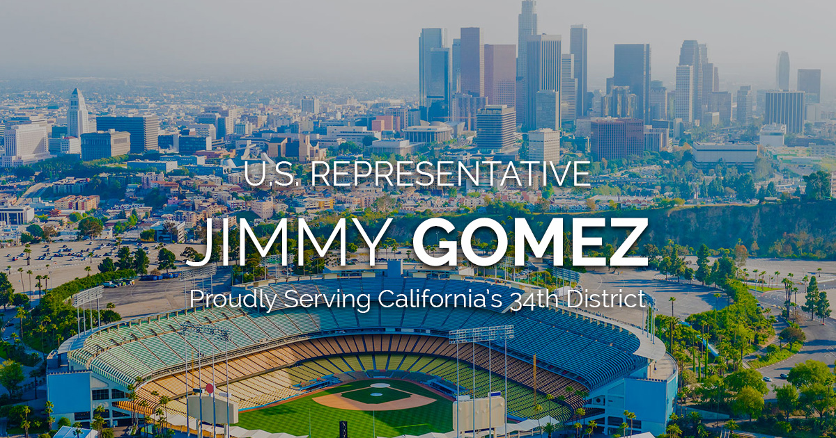 News Item | U.S. Representative Jimmy Gomez