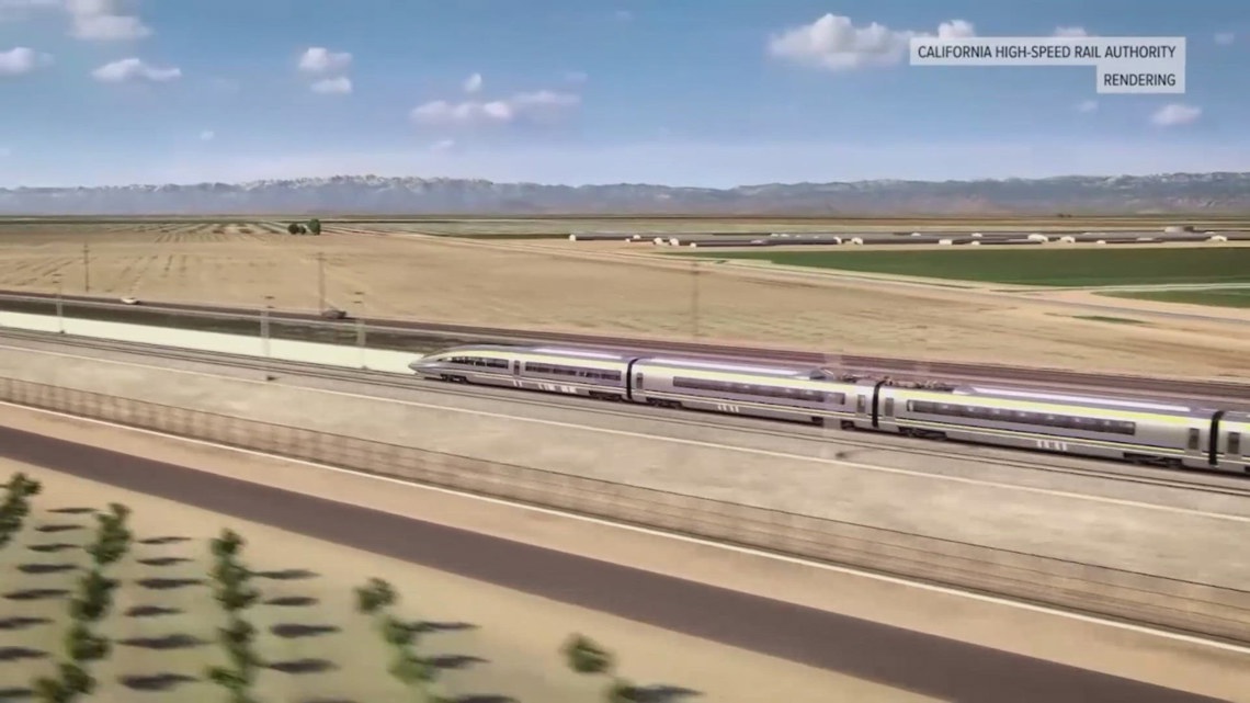 Newsom touts major progress on California high-speed rail as critics target costs and federal funding